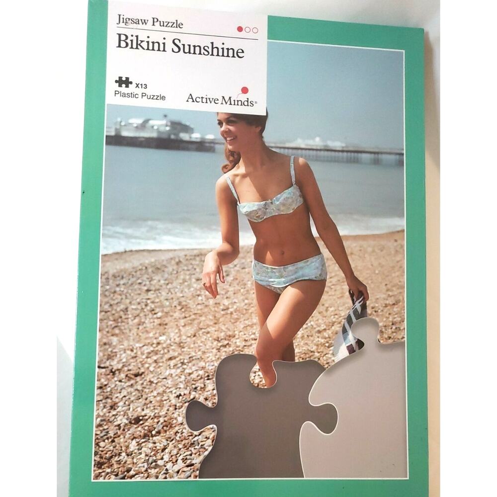 Active Minds Puzzle 13 Pc BIKINI SUNSHINE For Alzheimers Dementia Factory Sealed